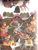 Ilustración del Mahabharata. Batalla con sus primos los Dhartarashtras, donde los Pandavas recuperaron su reino