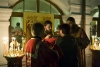 Ritual ortodoxo. Tras las eucaristías ortodoxas los creyentes pueden llevarse fragmentos de pan consagrado a sus casas