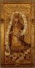 Representación del gran rey Salomón, hijo de David, quien construyó el primer templo en Jerusalén.